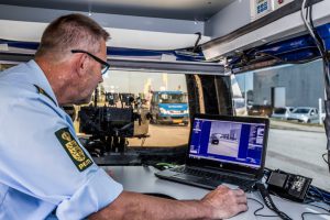 politiet havde fartkontrol i Nyråd ved Vordingborg