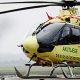 Lægehelikopter på Møn