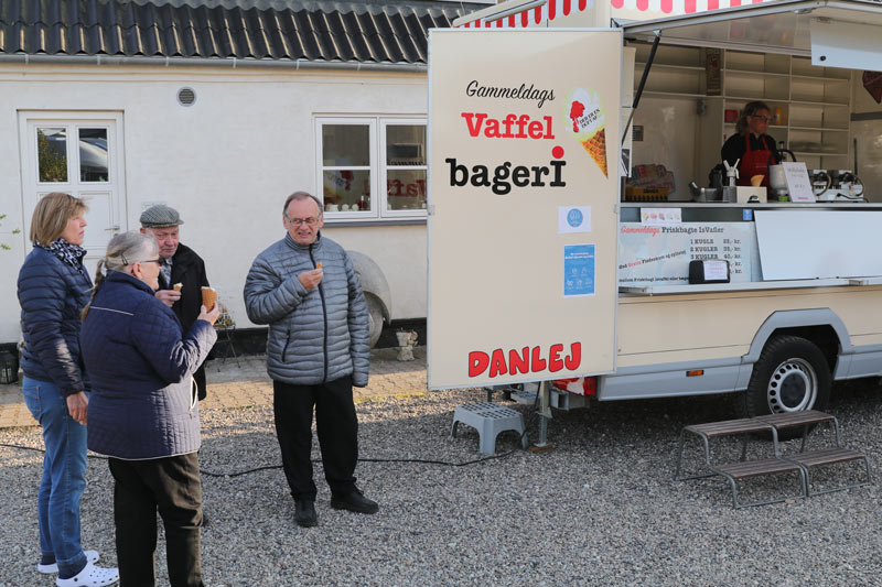 Danlej ved Michael Hansen i Ørslev åbnede for salg af is