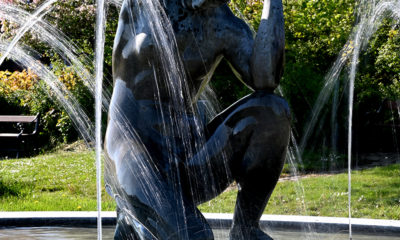 Harald Einars Quistgaards skulptur i Vordingborg fra 1937 af EOS, morgenrødens gudinde