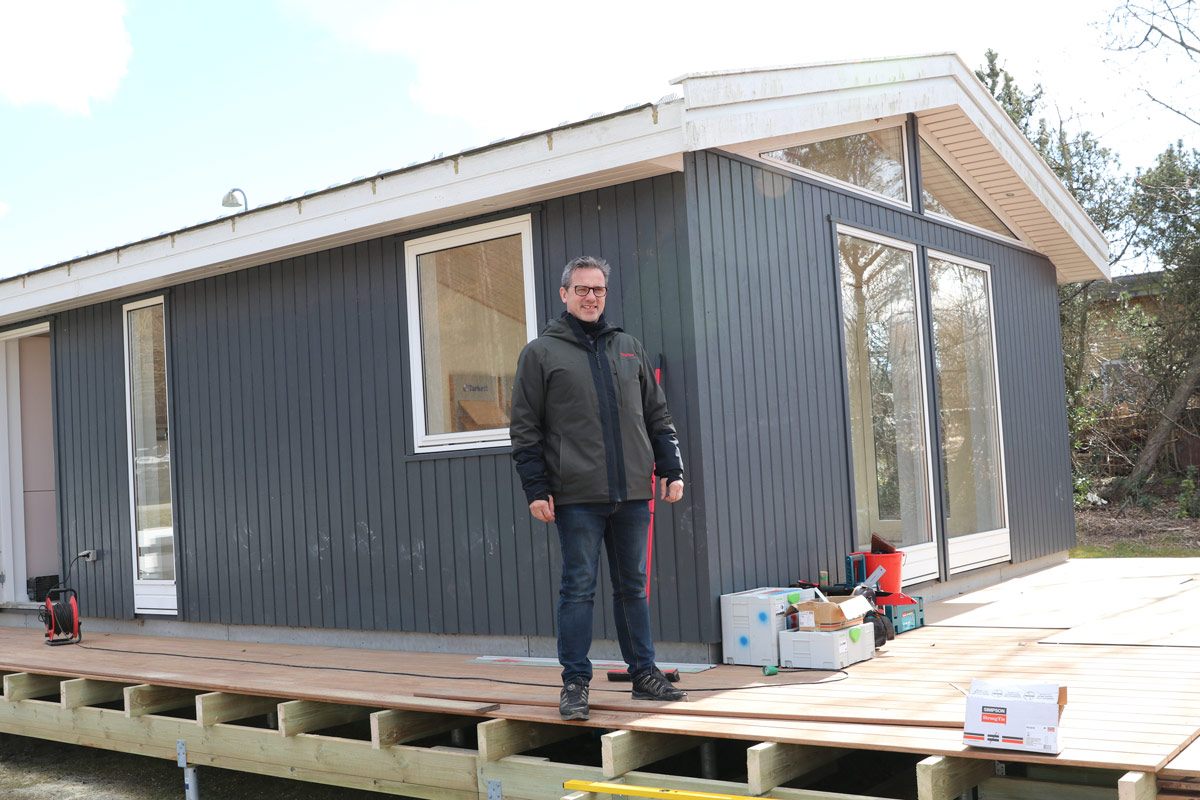 KB Fritidshuse tømrermester Kenneth Henriksen Pribohuset Stensved