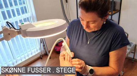 Fodbehandling i Stege på Møn