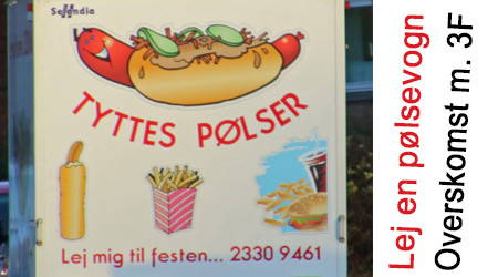 Tyttes Pølser lej en vogn til festen