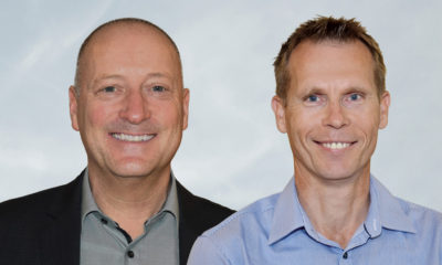 Peter Laugesen og Jan Friis Møller bytter job i Møns Bank