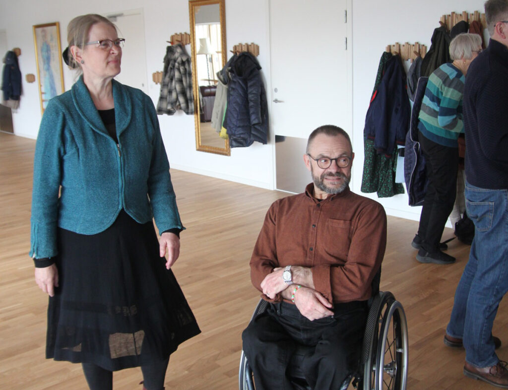 Eva Weber og Anders J. Andersen med bogudgivelse