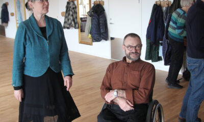 Eva Weber og Anders J. Andersen med bogudgivelse