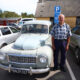 Færgen ida Bogø Havn veteranbil volvo 210