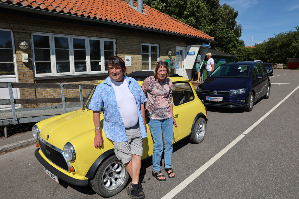 veteranbil fra Bogø Havn - Austin Mini